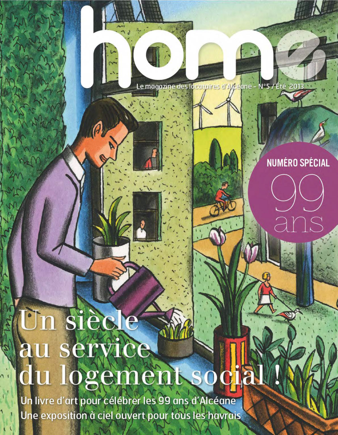Couverture magazine Home 5